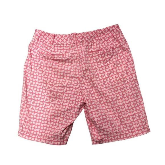 Talbots Shorts Pink with White Angel Fish Pattern Size 8P - Picture 3 of 12
